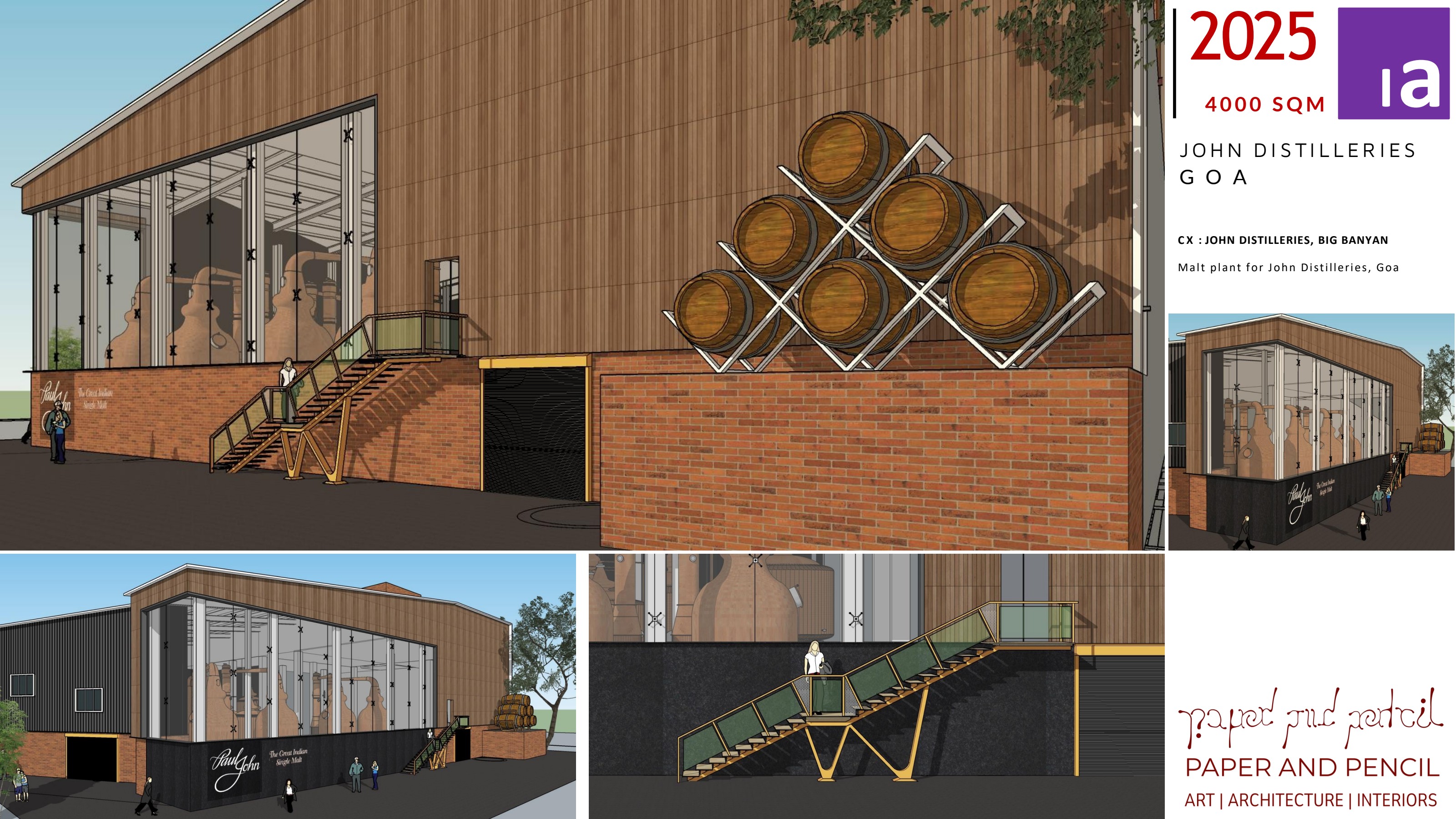 John Distilleries — Big Banyan — industrial project in Goa by Paper & Pencil