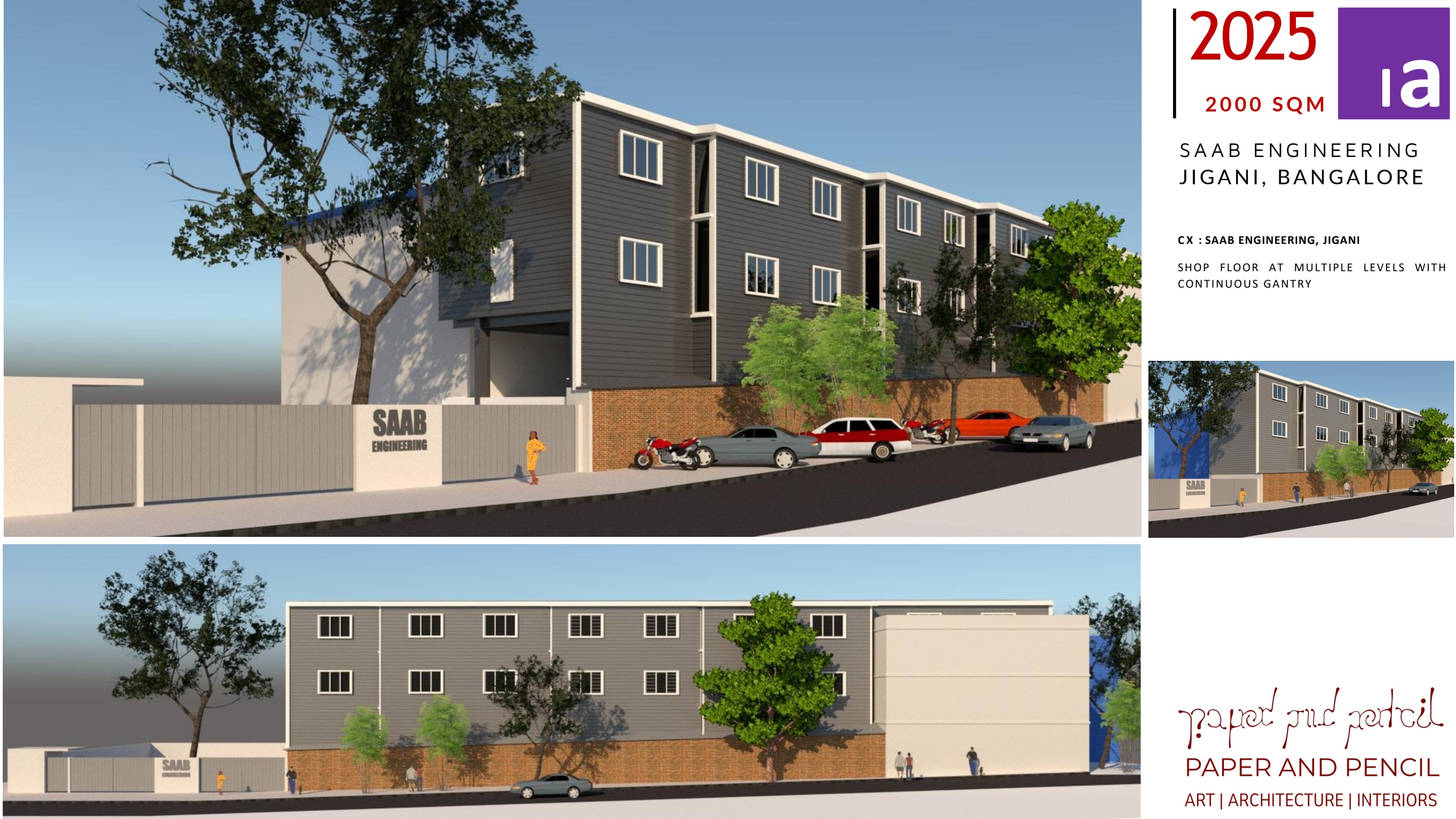 SAAB Engineering — industrial project in Jigani, Bengaluru by Paper & Pencil